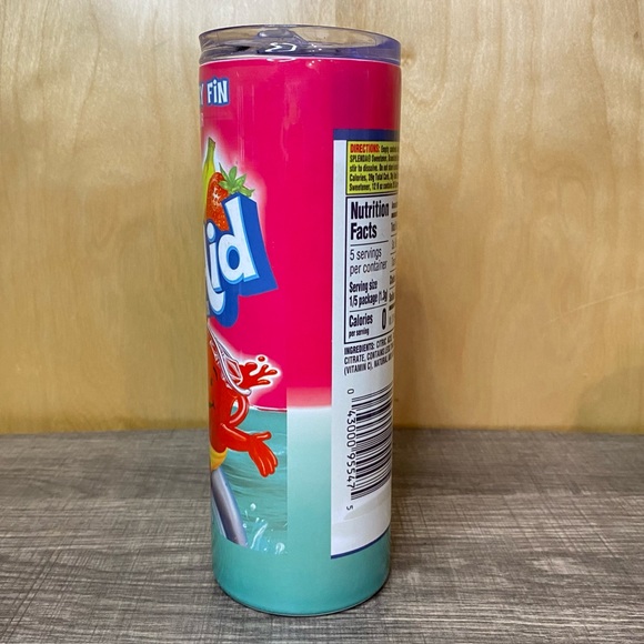 SJB Custom 20oz Stainless Steel Skinny Tumbler and metal straw. 8" x 2 7/8" dia. - Picture 3 of 7